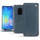 Funda de piel Huawei Mate 20 - Jean vintage ( Roughtcut - Pantone 285U  ) 