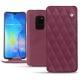 Custodia in pelle Huawei Mate 20 - Prune vintage - Couture