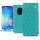 Custodia in pelle Huawei Mate 20 - Bleu fluo - Couture
