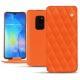 Huawei Mate 20 leather case - Orange fluo - Couture
