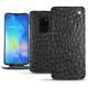 Capa em pele Huawei Mate 20 - Autruche nero