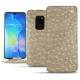 Housse cuir Huawei Mate 20 - Autruche desert
