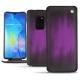 Housse cuir Huawei Mate 20 - Violet Patine