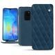 Custodia in pelle Huawei Mate 20 - Blu mediterran - Couture