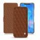 Housse cuir Huawei Mate 20 Pro - Marron - Couture ( Nappa - Pantone 1615C ) 