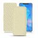 Custodia in pelle Huawei Mate 20 Pro - Ivoire ( Sleek P C12 - White ) 