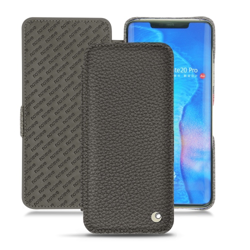 Huawei Mate 20 Pro leather casesAnthracite ( Pantone #41403c ) 