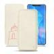 Huawei Mate 20 Pro leather case - Blanc escumo