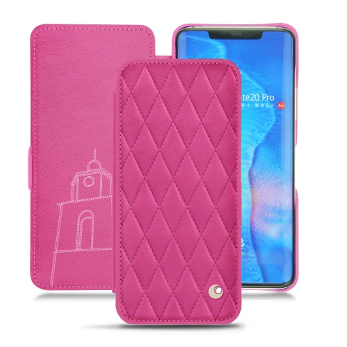 Funda de piel Huawei Mate 20 ProRose BB - Couture ( Pantone #DB599F )