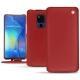 Housse cuir Huawei Mate 20 X - Rouge ( Nappa - Pantone 199C ) 