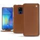 Huawei Mate 20 X leather case - Marron ( Nappa - Pantone 1615C ) 