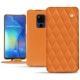 Funda de piel Huawei Mate 20 X - Orange - Couture ( Nappa - Pantone 1495U ) 