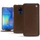 Huawei Mate 20 X leather case - Châtaigne ( Pantone 476C ) 