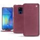 Capa em pele Huawei Mate 20 X - Prune vintage ( Pantone 512C ) 