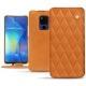 Housse cuir Huawei Mate 20 X - Mandarine vintage - Couture