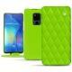 Huawei Mate 20 X leather case - Vert fluo - Couture