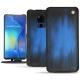 Housse cuir Huawei Mate 20 X - Bleu Patine