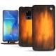 Huawei Mate 20 X leather case - Fauve Patine