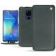 Huawei Mate 20 X leather case - Blu marino