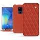 Housse cuir Huawei Mate 20 X - Arange clouquié - Couture