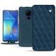 Funda de piel Huawei Mate 20 X - Blu mediterran - Couture