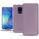 Huawei Mate 20 X leather case - Lilas PU