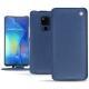 Housse cuir Huawei Mate 20 X - Bleu frisson