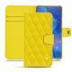 Housse cuir Huawei Mate 20 X - Jaune fluo - Couture