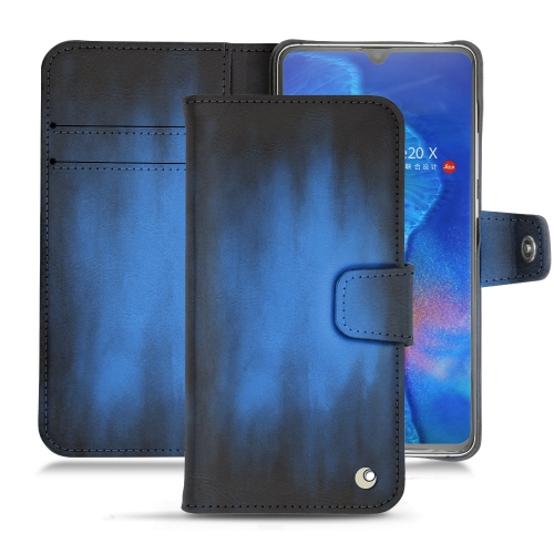Custodia in pelle Huawei Mate 20XBleu Patine
