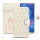 Housse cuir Huawei Mate 20 X - Blanc escumo - Couture
