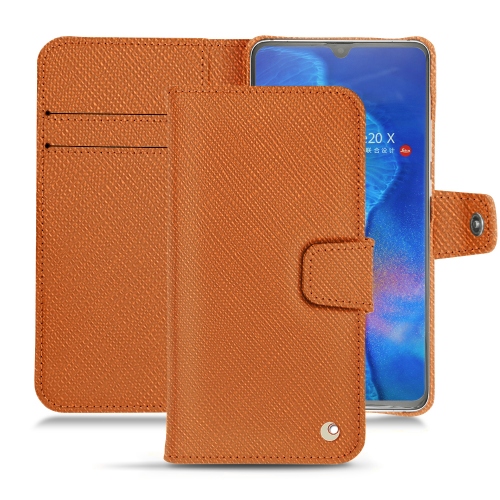 Huawei Mate 20X leather covers and casesOrange vibrant ( Pantone #e36b39 ) 