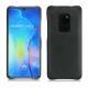 Coque cuir Huawei Mate 20 - Dark vintage ( Roughtcut - Black#5256 ) 