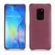 Custodia in pelle Huawei Mate 20 - Prune vintage ( Pantone 512C ) 