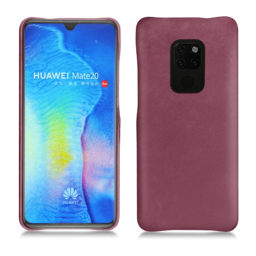 Funda de piel Huawei Mate 20Prune vintage ( Pantone #612434 ) 