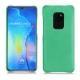 Coque cuir Huawei Mate 20 - Menthe vintage ( Pantone 562C ) 