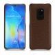 Huawei Mate 20 leather cover - Châtaigne ( Pantone 476C ) 