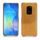 Coque cuir Huawei Mate 20 - Or Maïa ( Pantone 871C ) 