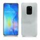 Huawei Mate 20 leather cover - Platinium ( Pantone 877C ) 