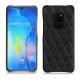 レザーケース Huawei Mate 20 - Ebène - Couture ( Sleek P C12 - Black ) 