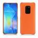 Capa em pele Huawei Mate 20 - Orange fluo