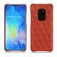Lederschutzhülle Huawei Mate 20 - Arange clouquié - Couture