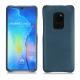 Huawei Mate 20 leather cover - Blu mediterran