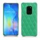Lederschutzhülle Huawei Mate 20 - Menthe vintage - Couture