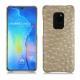 Funda de piel Huawei Mate 20 - Autruche desert
