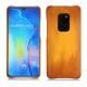 Capa em pele Huawei Mate 20 - Orange Patine