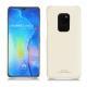 Coque cuir Huawei Mate 20 - Blanc PU