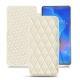 Capa em pele Huawei Mate 20 X - Blanc - Couture ( Bologna - White ) 