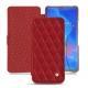 Custodia in pelle Huawei Mate 20 X - Rouge - Couture ( Nappa - Pantone 199C ) 