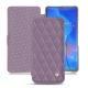 Custodia in pelle Huawei Mate 20 X - Lilas - Couture ( Nappa - Pantone 2645U ) 