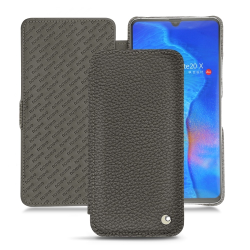 Capa em pele Huawei Mate 20 XAnthracite ( Pantone #41403c ) 